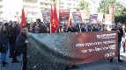 Акция протеста КМГ у стен посольства Чили в Афинах