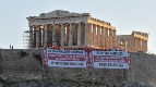  A message sent from the monument of cultural heritage denouncing the barbarity of war - Freedom for Palestine!