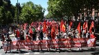 El KKE en la manifestación contra la OTAN en Madrid
