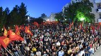 نشاط الحزب الشيوعي اليوناني قبل اﻹنتخابات